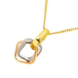 Cartier Trinity Necklace 18K YG WG PG 750 90281791